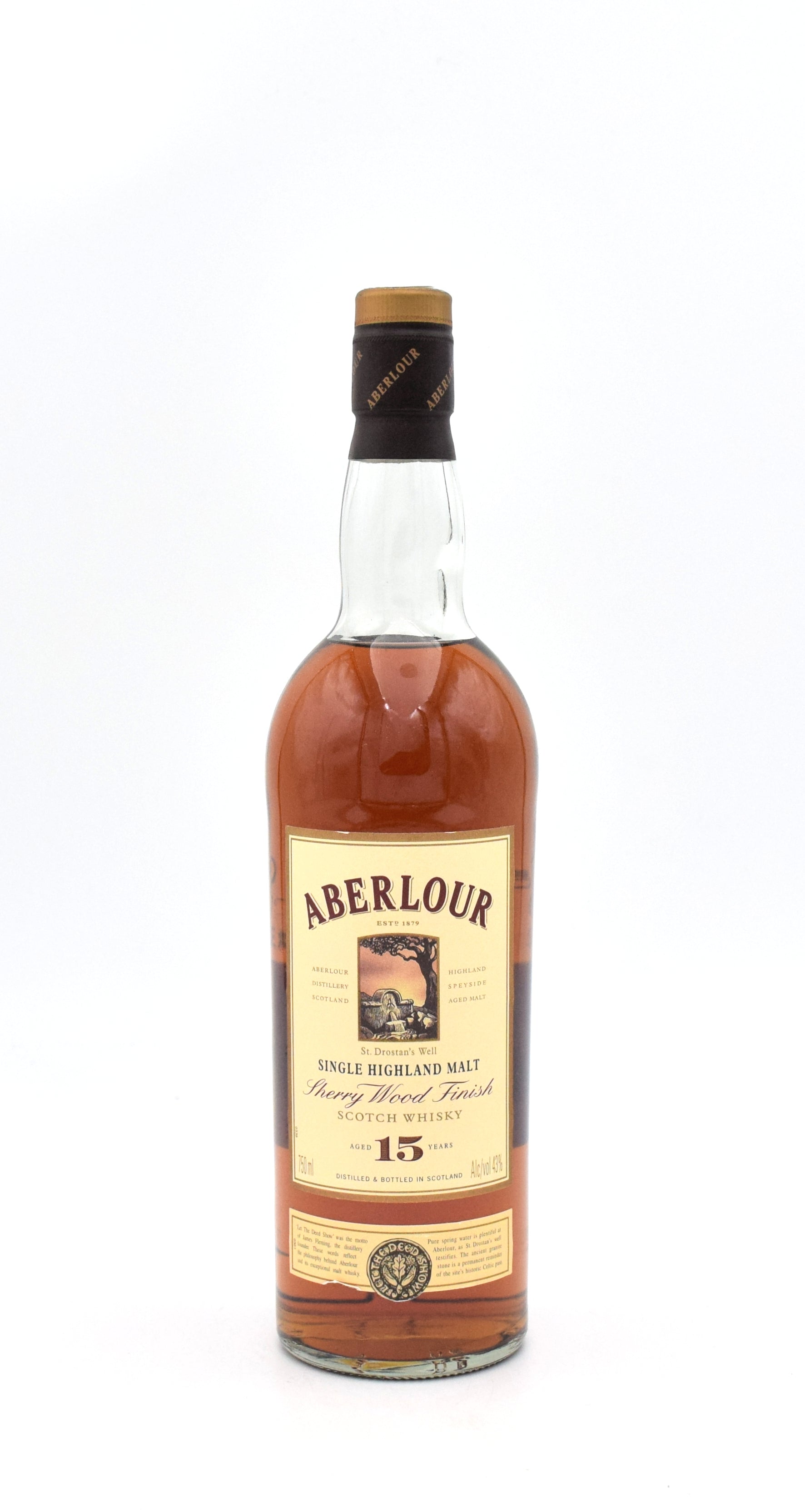 Aberlour 15 Year Old Scotch Whisky 1990 s Vintage FineLiquors aberlour-15-year-old-scotch-whisky-1990-s-vintage-fineliquors