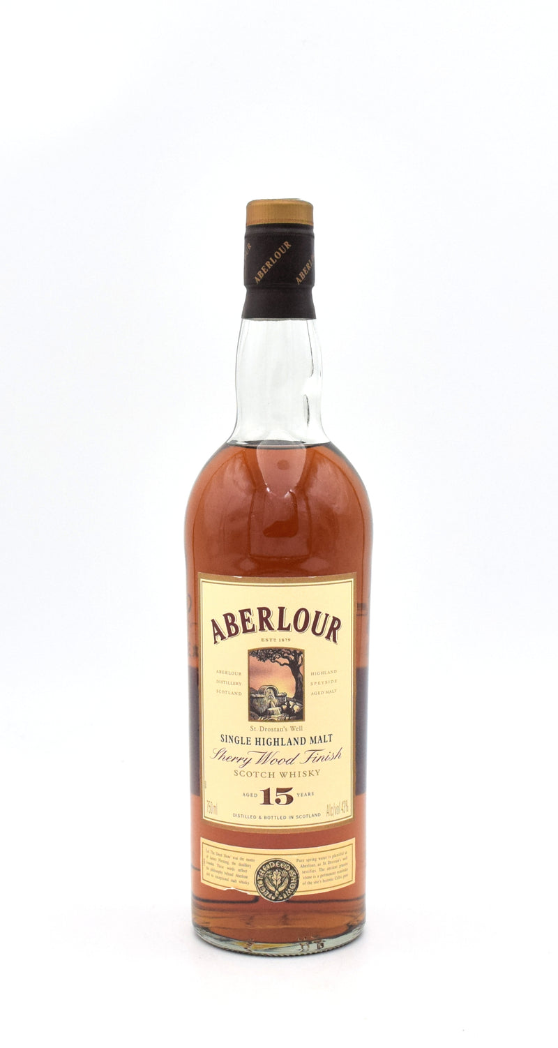 Aberlour 15 Year Old Scotch Whisky (1990's vintage)