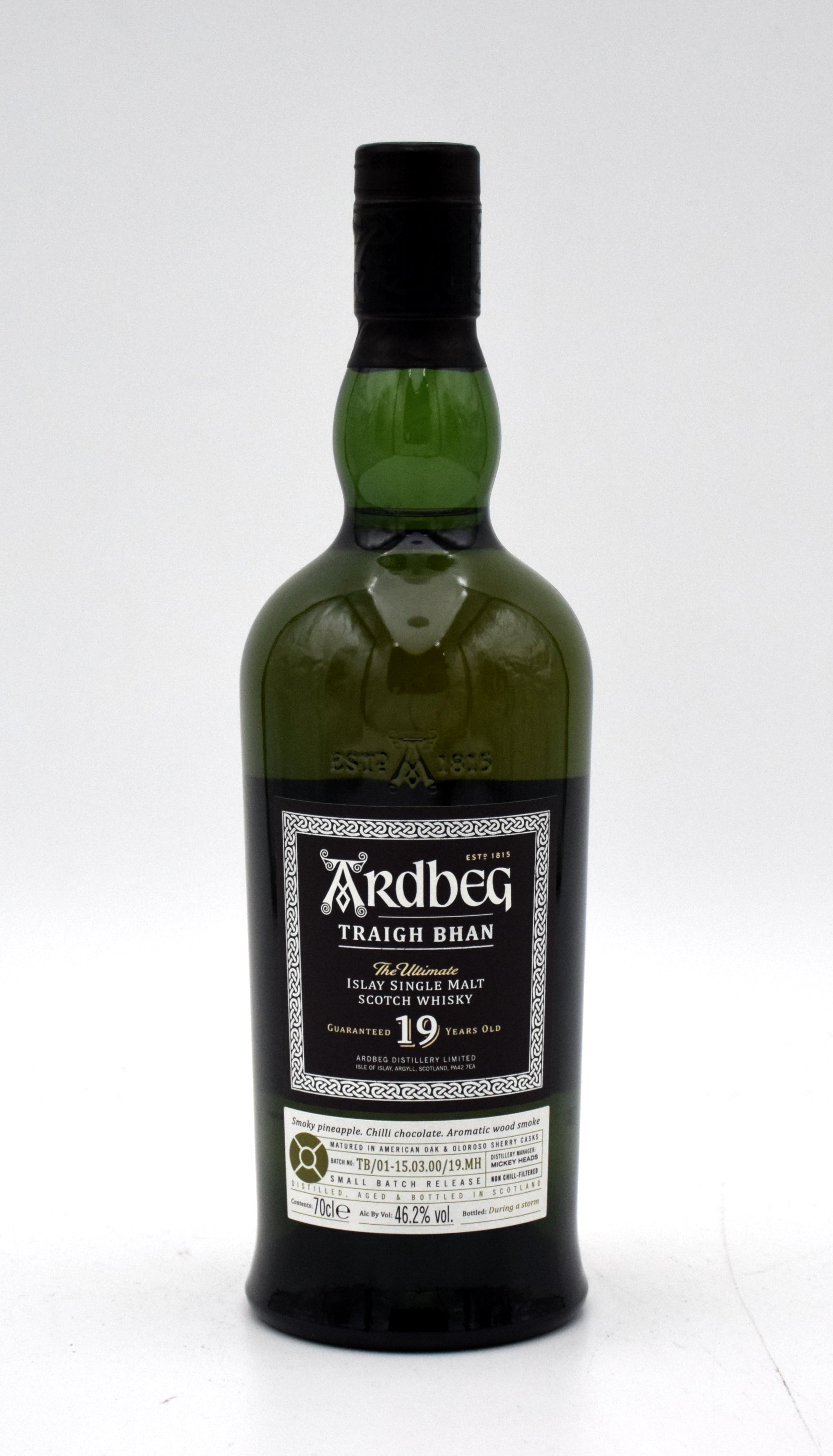 Ardbeg 'Traigh Bhan' 19 Year Single Malt Scotch (2019 Release) (No