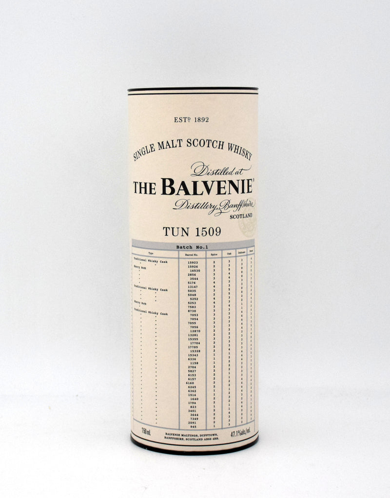 Balvenie Batch 1 Tun 1509 Scotch Whisky