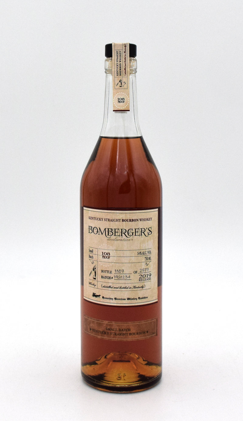 Bomberger's Small Batch Kentucky Straight Bourbon (2019 Release)