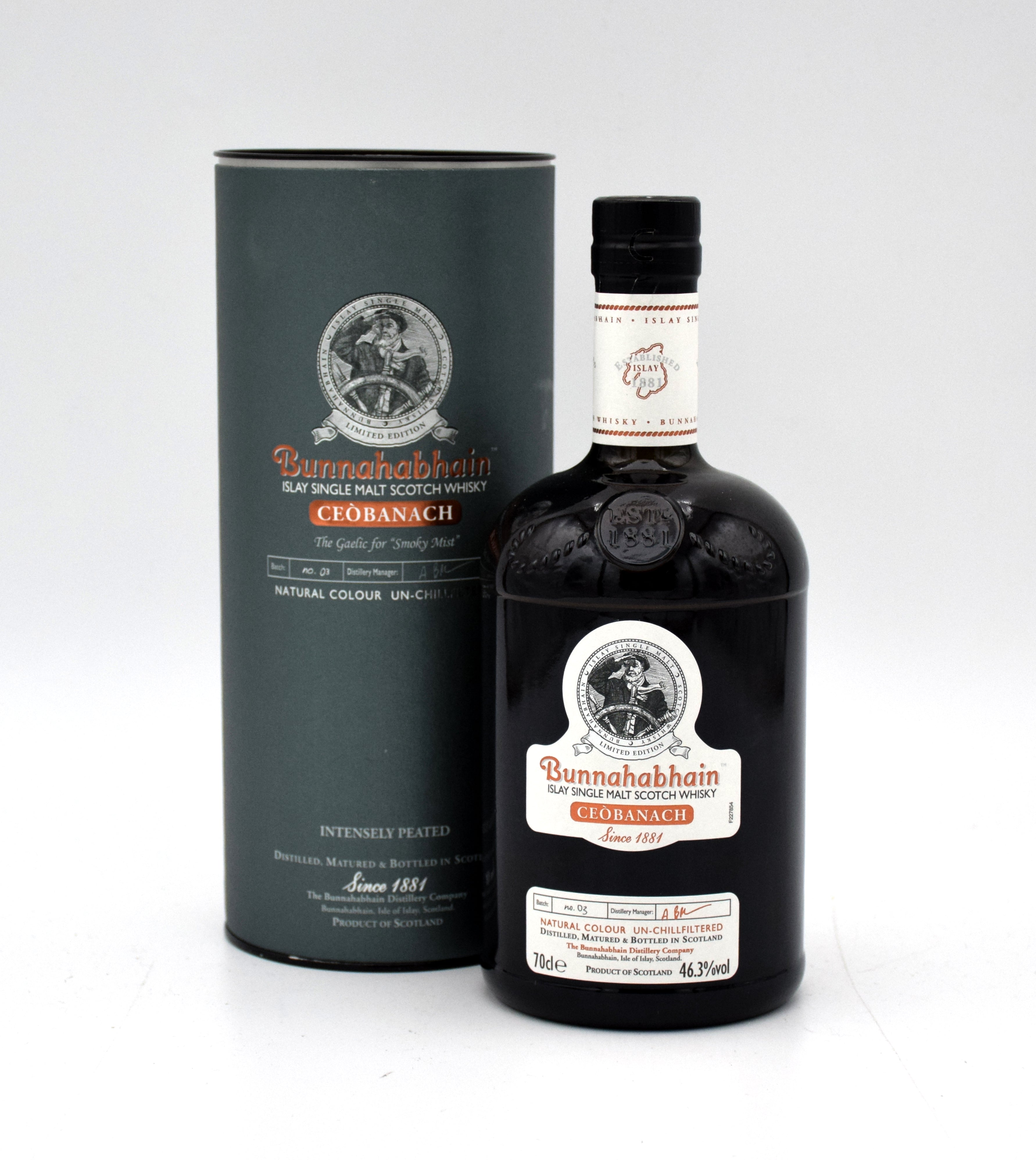 Bunnahabhain Ceobanach Islay Single Malt Scotch – FineLiquors