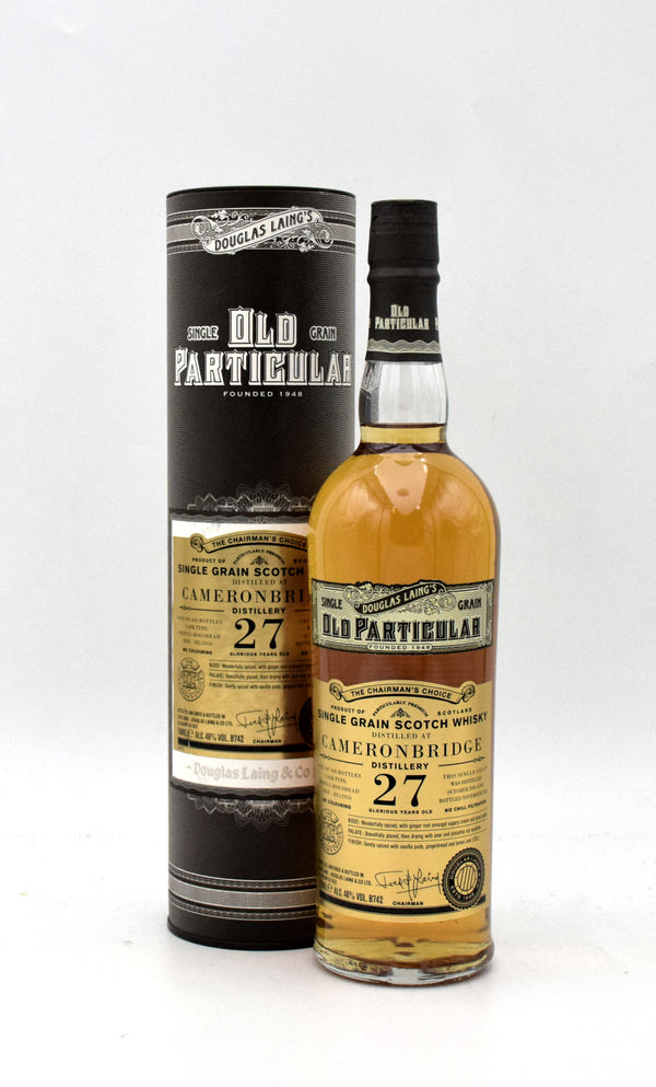 Douglas Laings Old Particular Cameronbridge 27 Year Old Single Grain Scotch Whisky