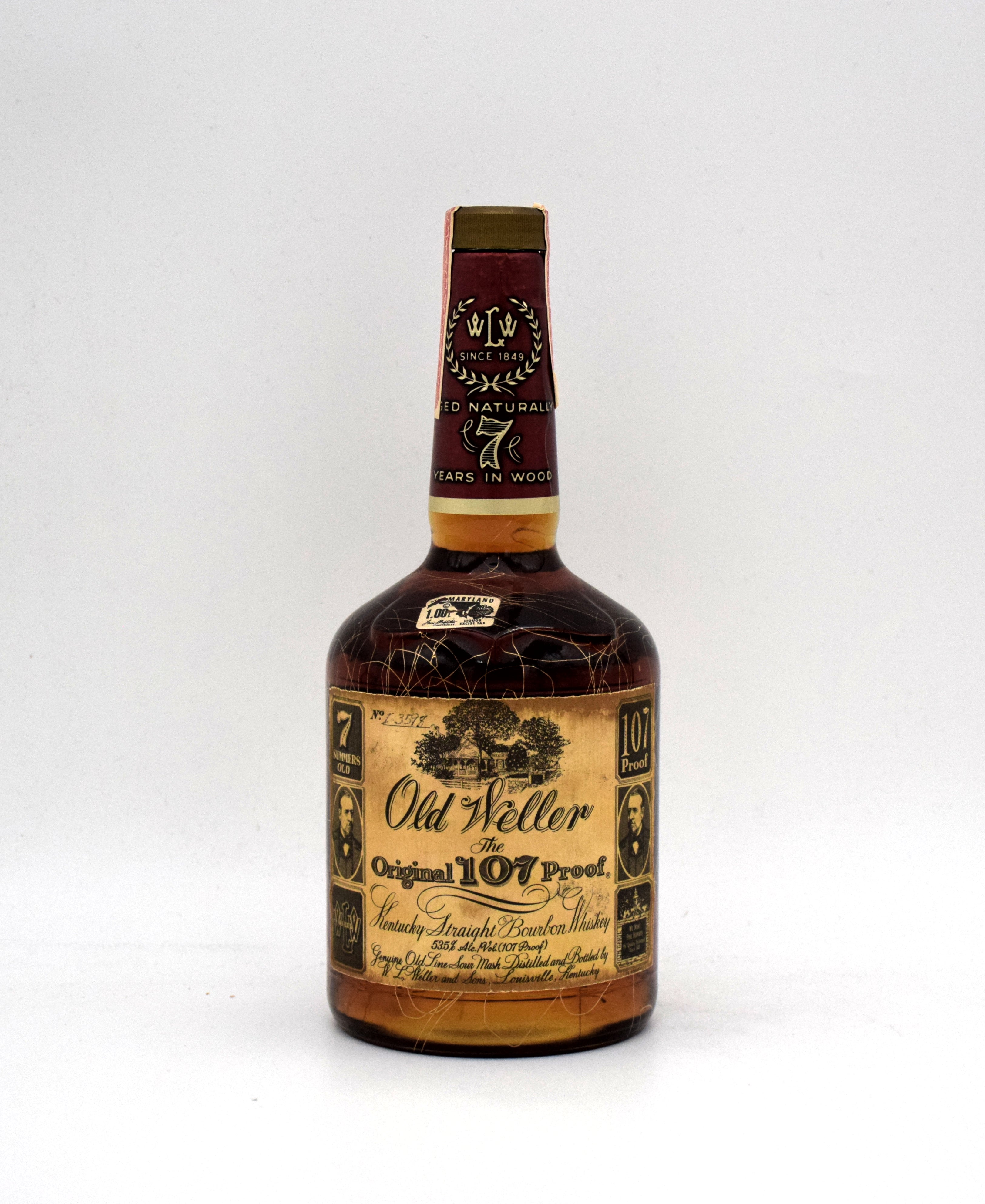 中*井様 Old Weller 107 Proof ウイスキー Buy Buy Old Weller Original Bourbon 107 Proof 7 Year Old