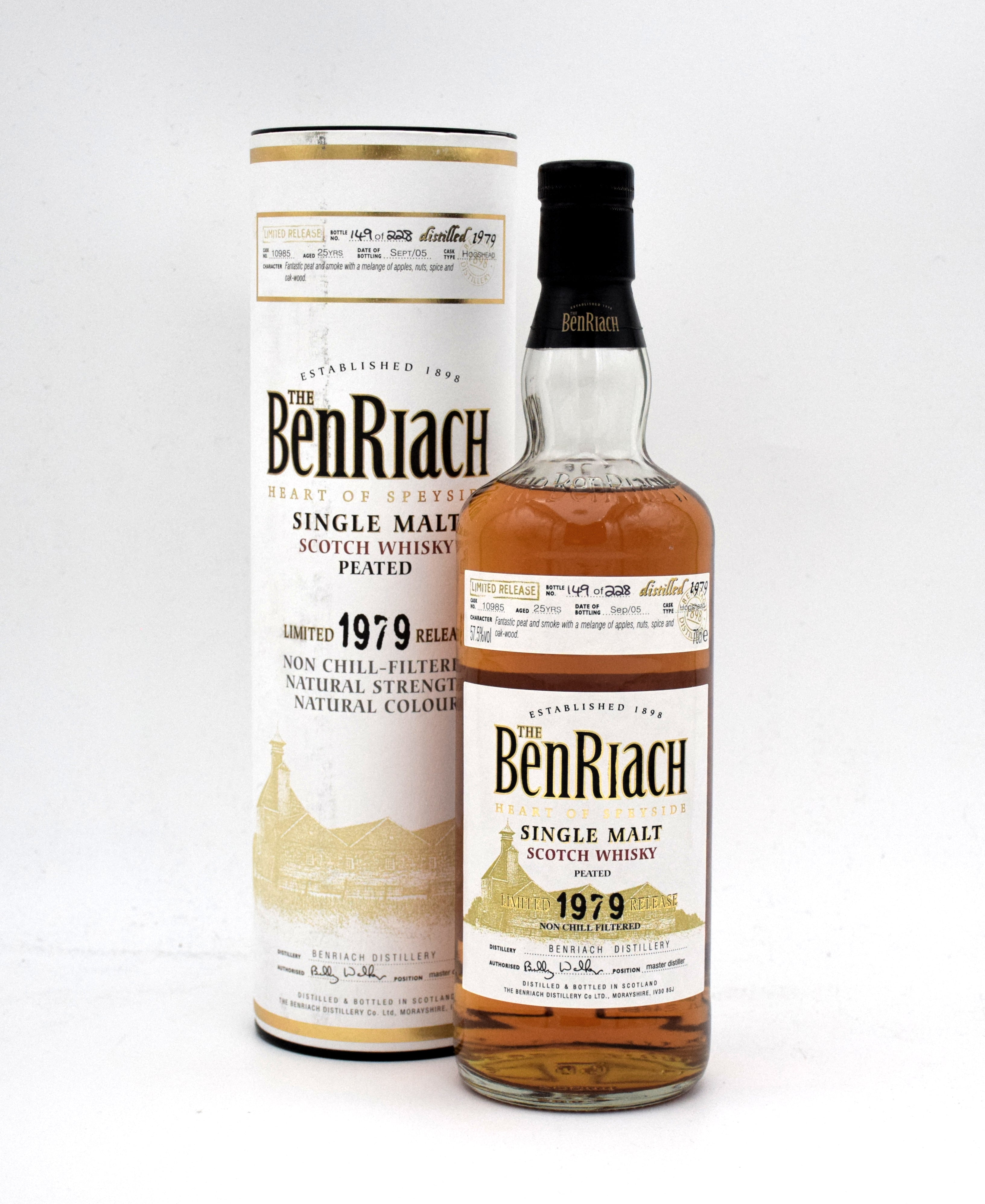 期間限定値下げ　空瓶　BenRiach シングルモルトウイスキー 1979年限定 Benriach – FineLiquors