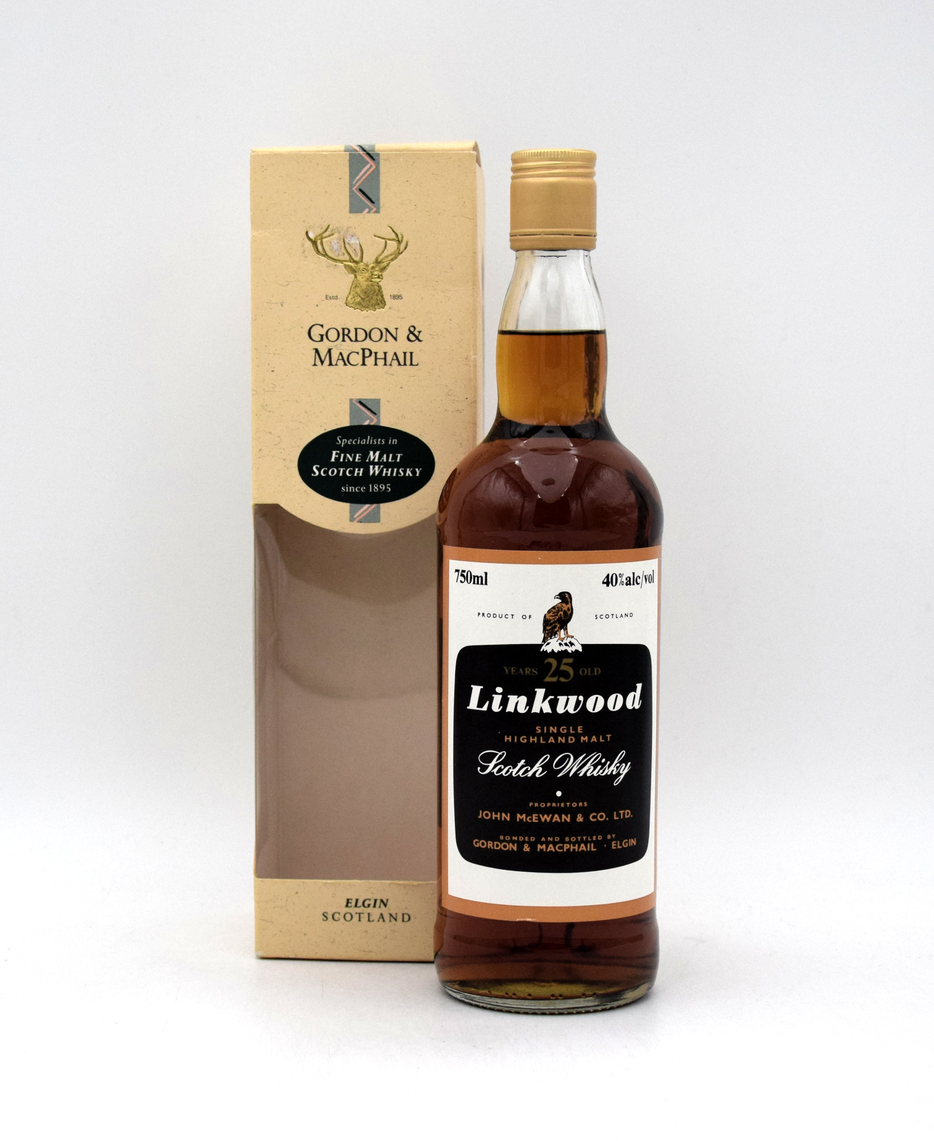 Gordon & MacPhail Linkwood 25 Year Single Malt Scotch (Older