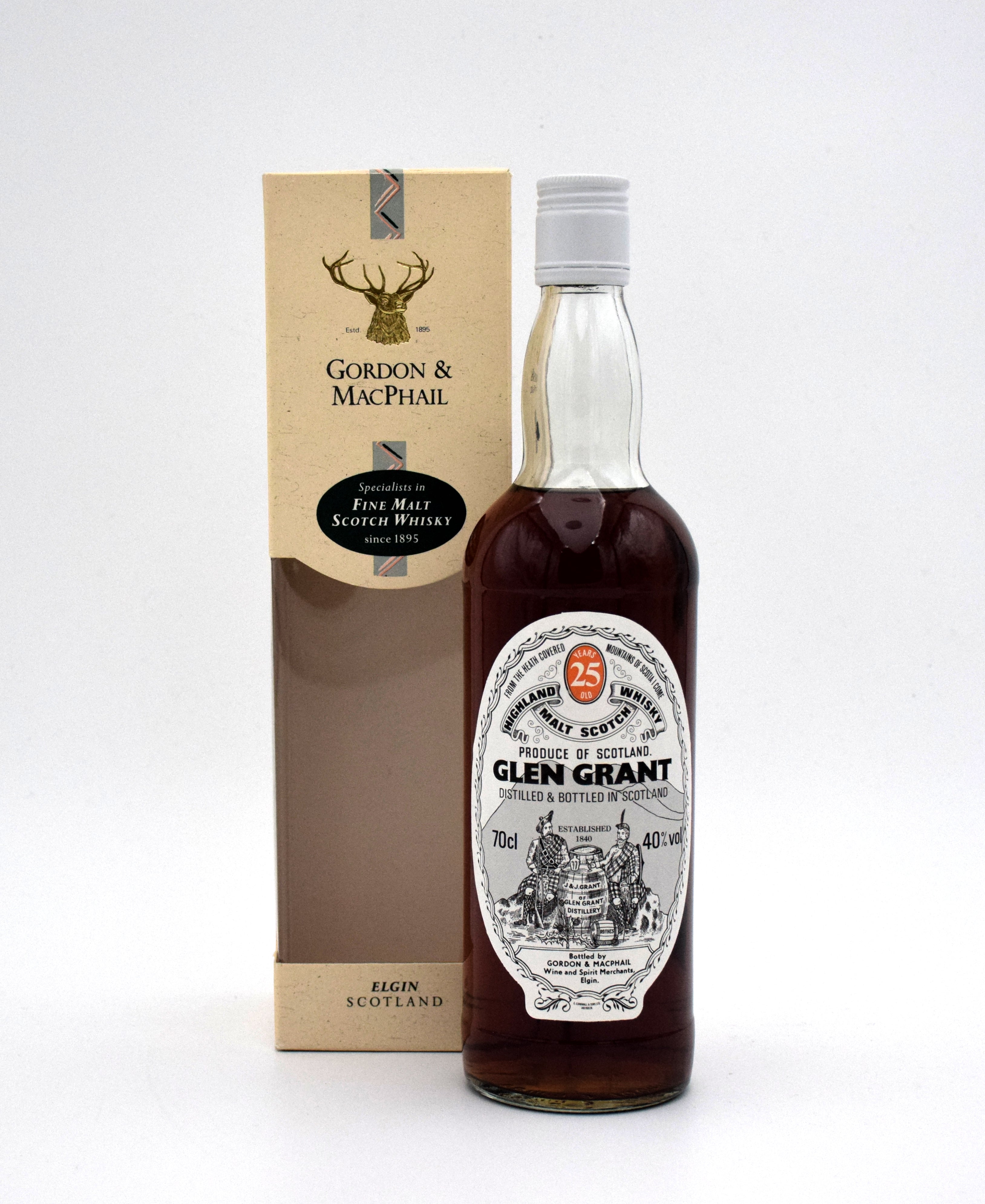 Gordon & MacPhail 'Glen Grant' 25 Year Single Malt Scotch (1970's