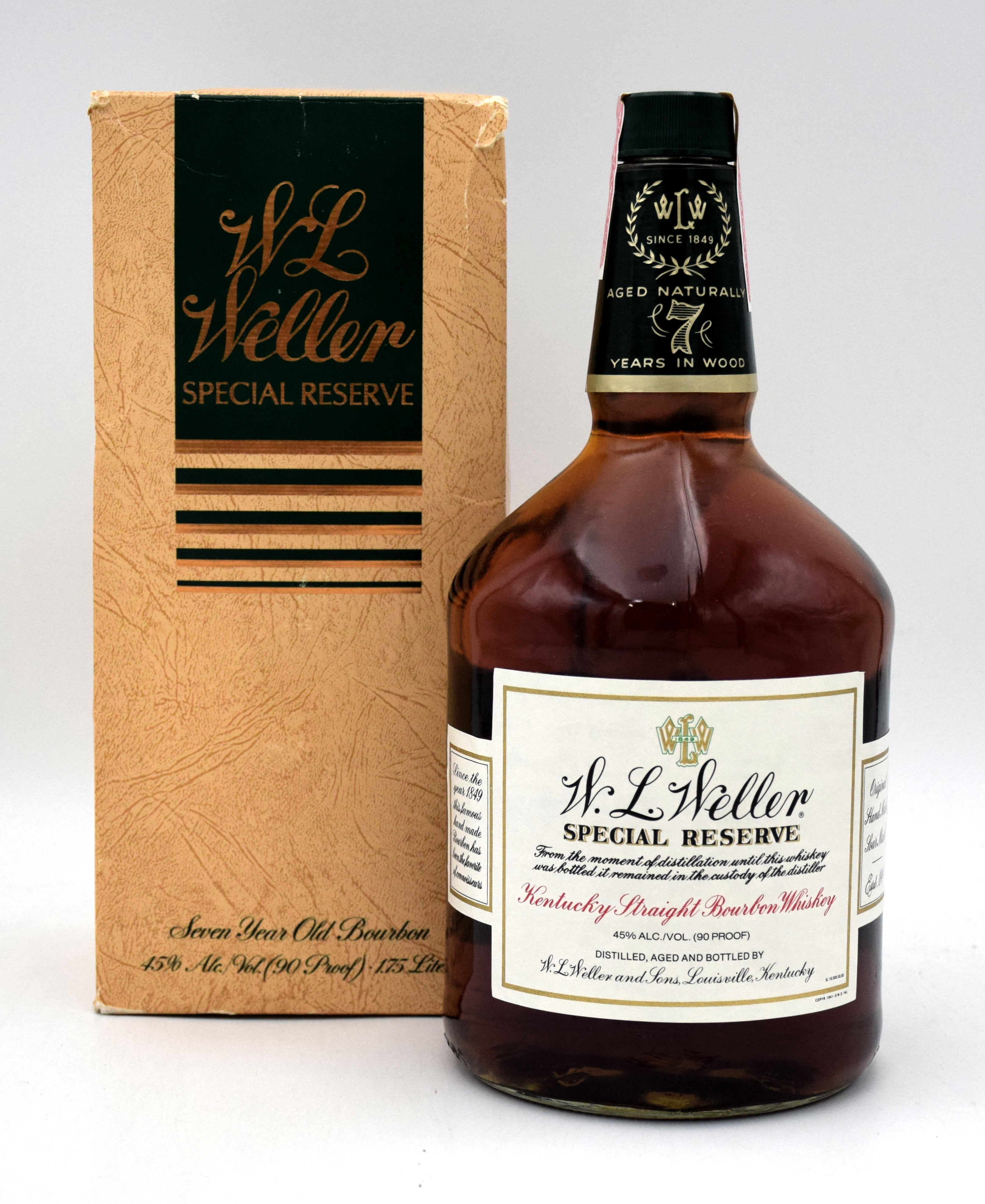 W.L. Weller 7 Year Special Reserve Bourbon - 1989 Release (Stitzel