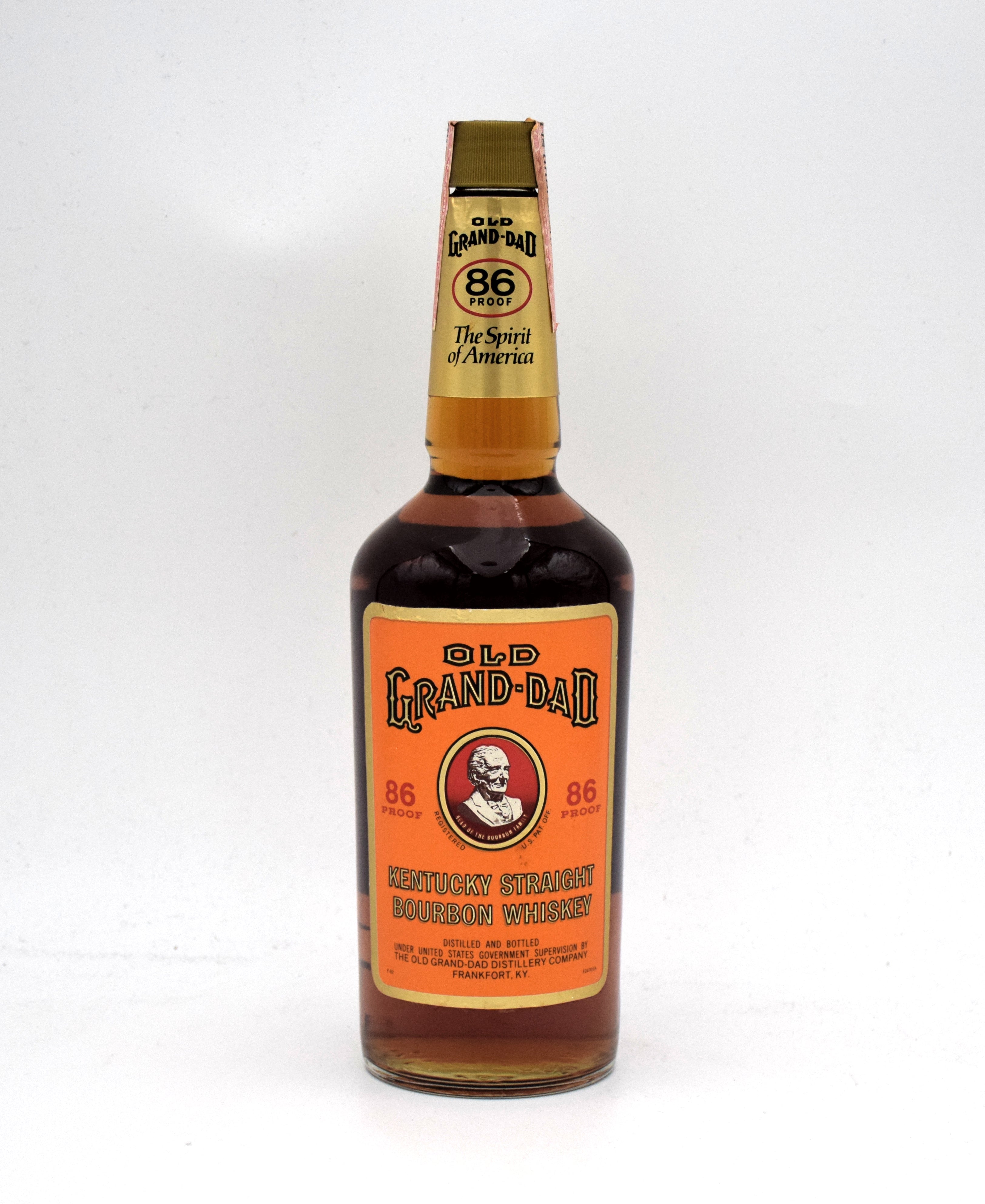 Old Grand Dad 86 Proof Kentucky Straight Bourbon (1983 Vintage