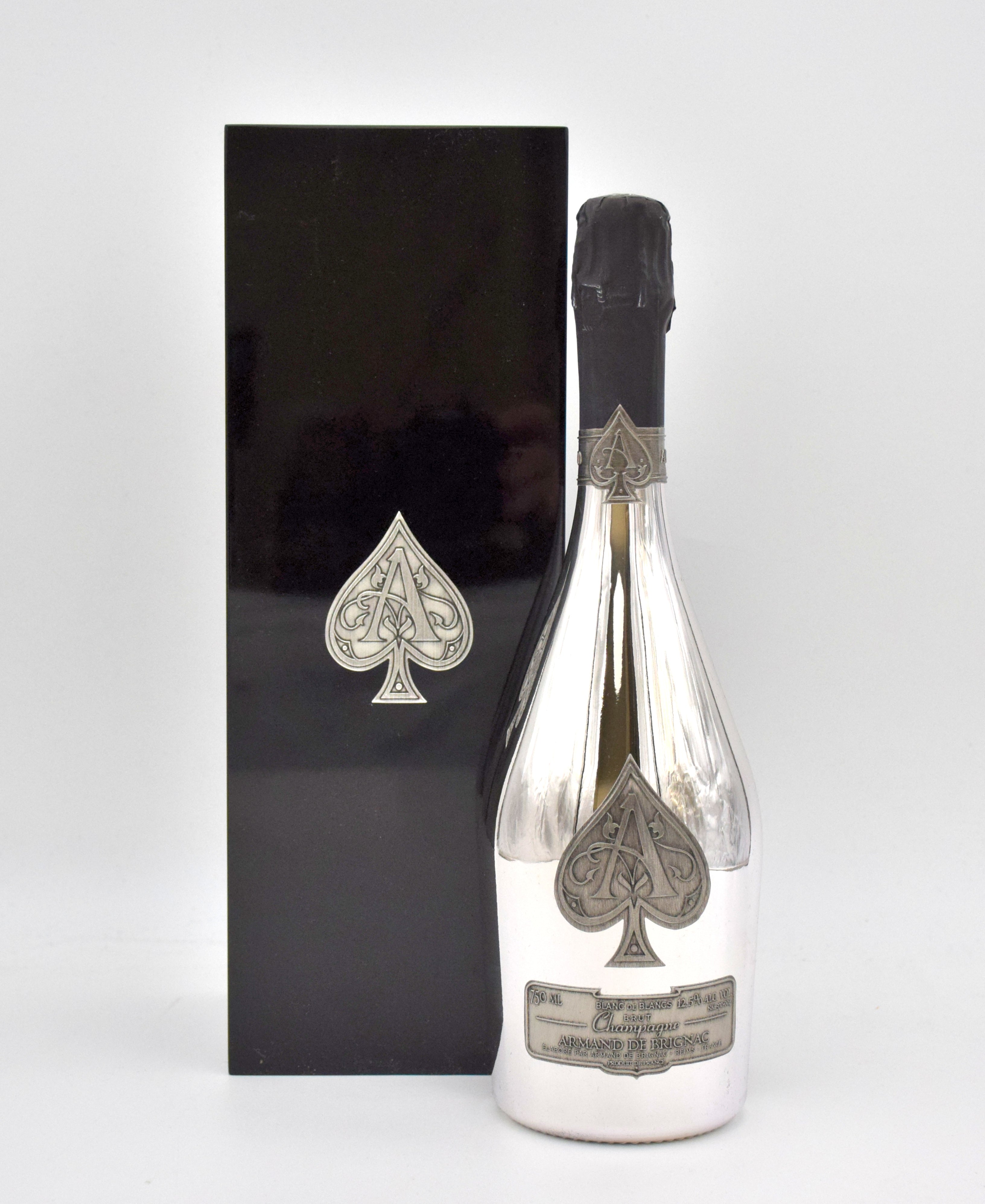 NV Armand de Brignac 'Ace of Spades' Silver Blanc de Blancs (With