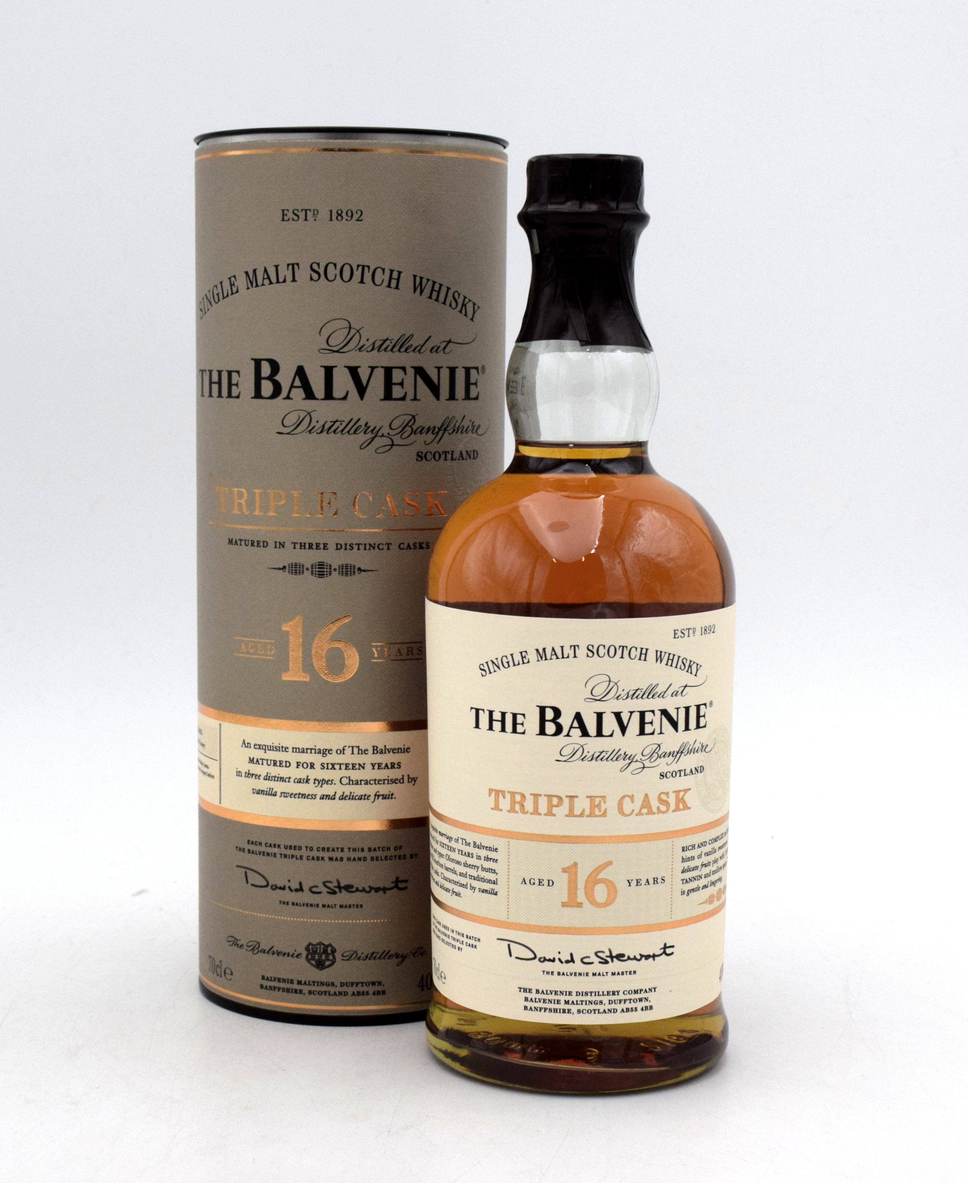 THE BALVENIE 16年 TRIPLE CASK Balvenie Triple Cask 16 Year Old Single Malt Scotch – FineLiquors