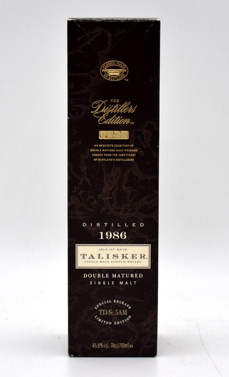 1986 Talisker Double Matured Distiller's Edition