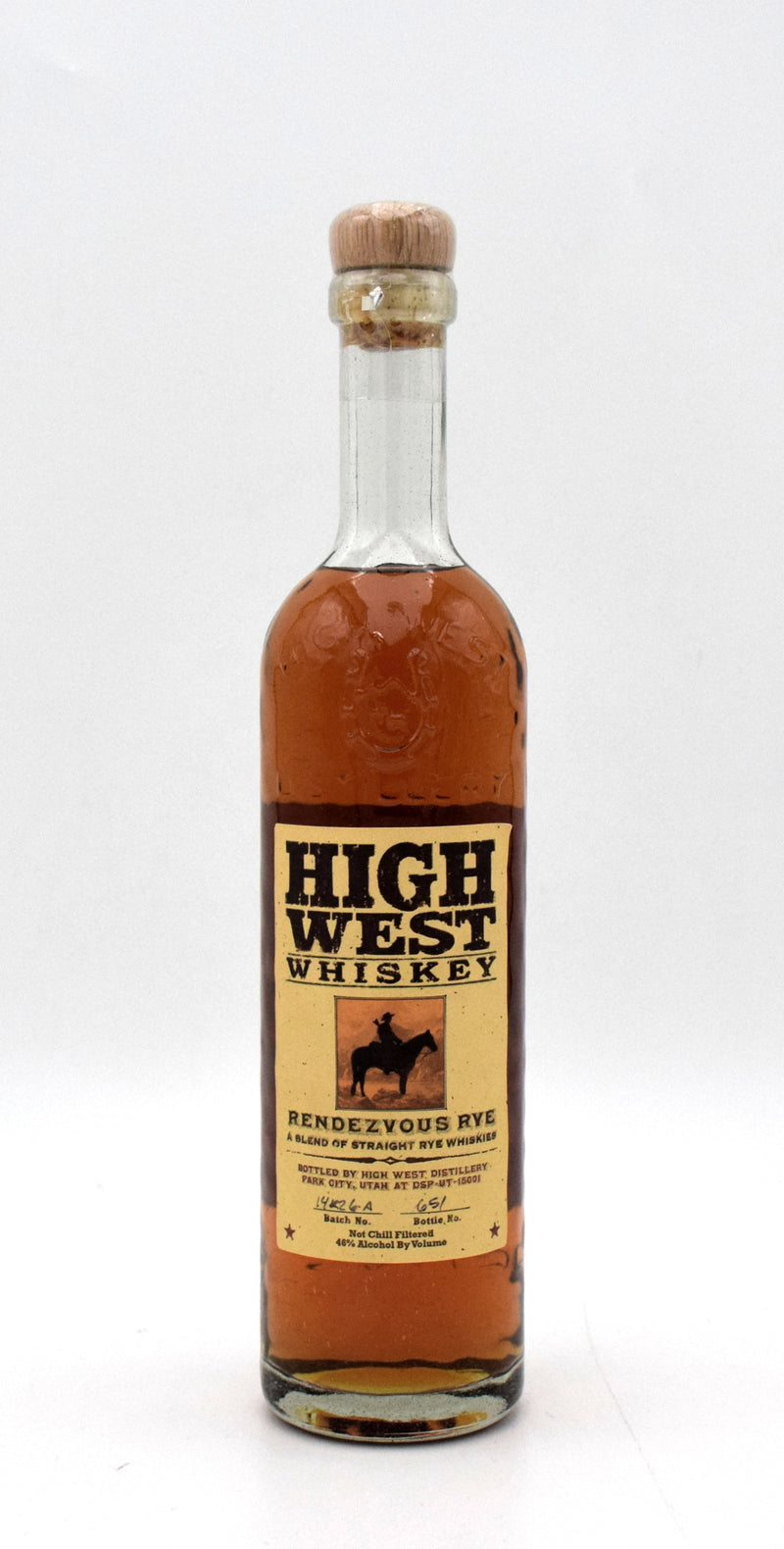 High West Rendesvous Rye (Batch 14K26-A)