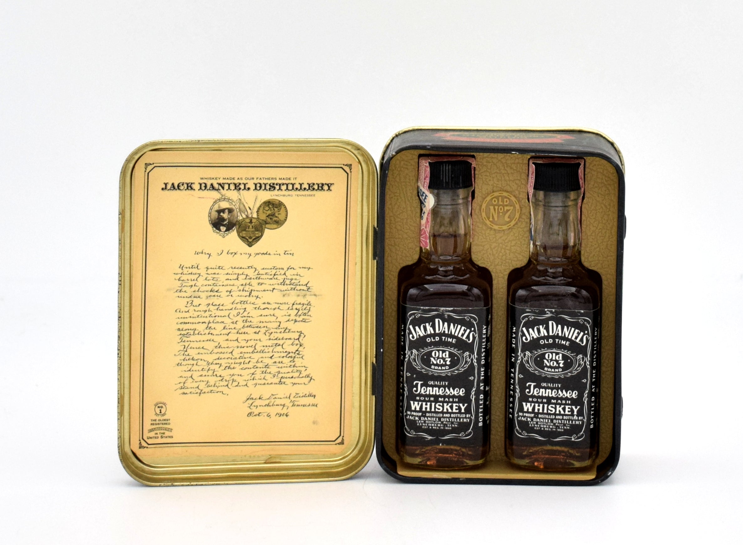 Jack Daniel's Vintage Gift Tin Old No.7 Whiskey – FineLiquors