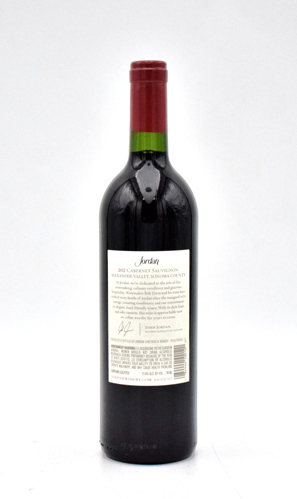 2012 Jordan Winery Cabernet Sauvignon