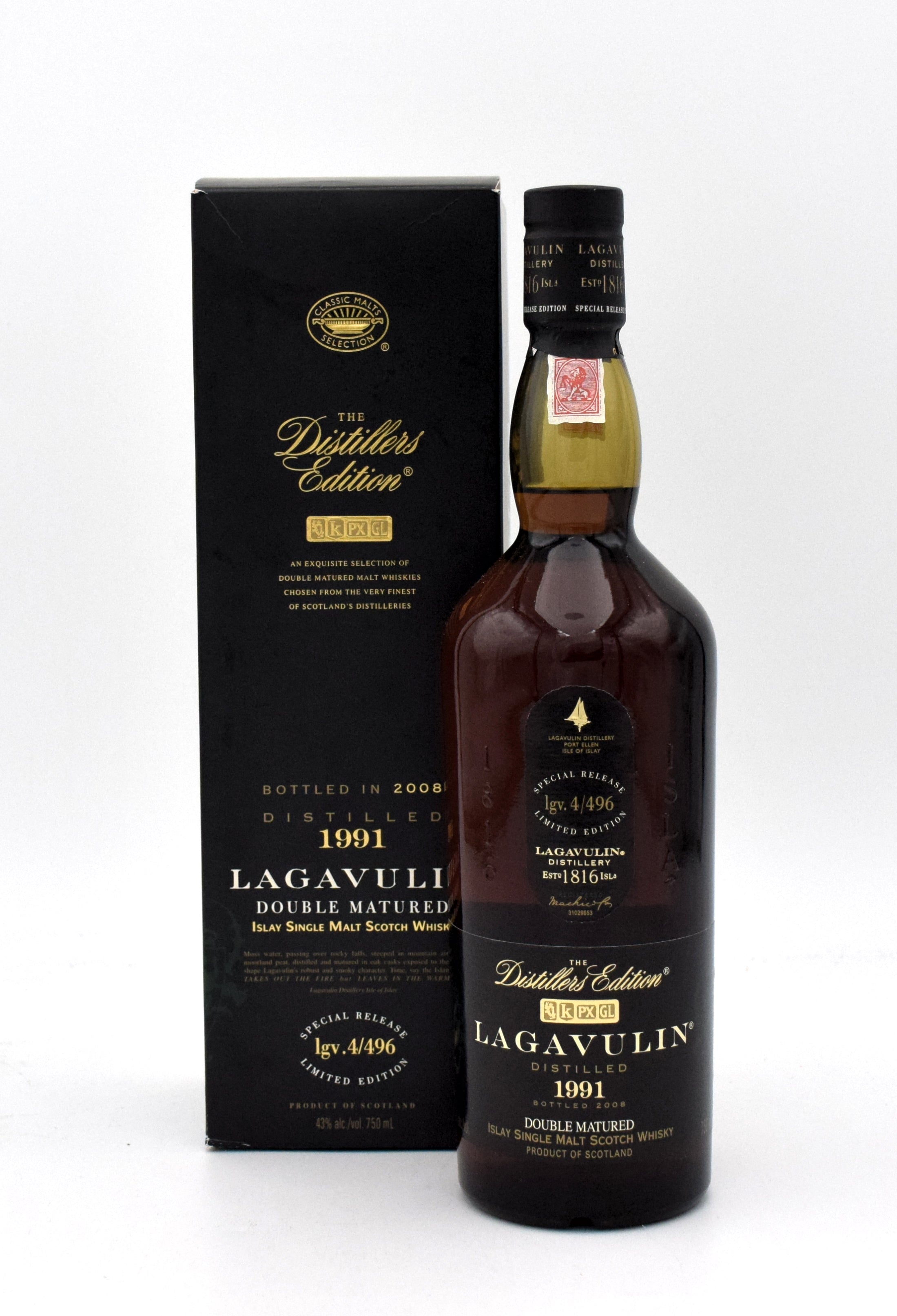 Lagavulin 1991 'The Distillers Edition' Double Matured Single Malt