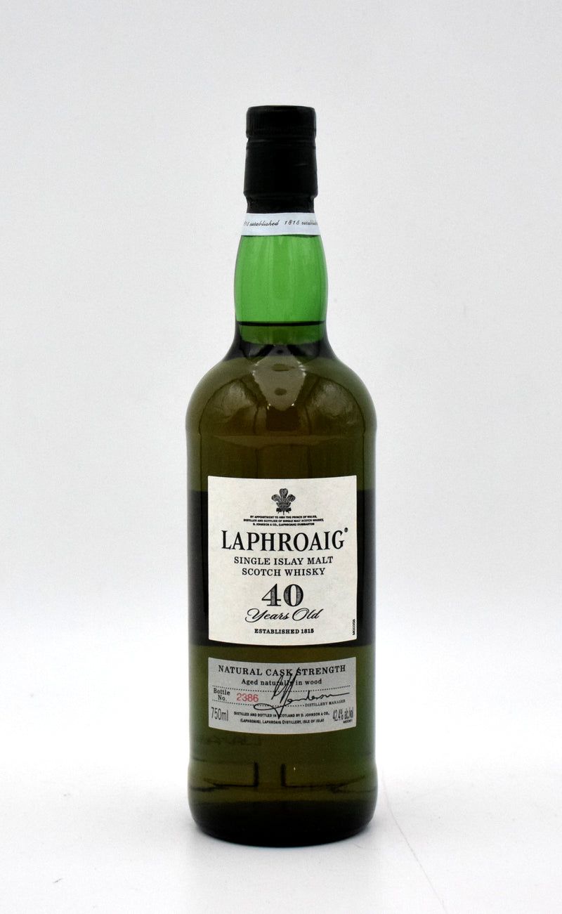 Laphroaig 40 Year Single Malt Scotch