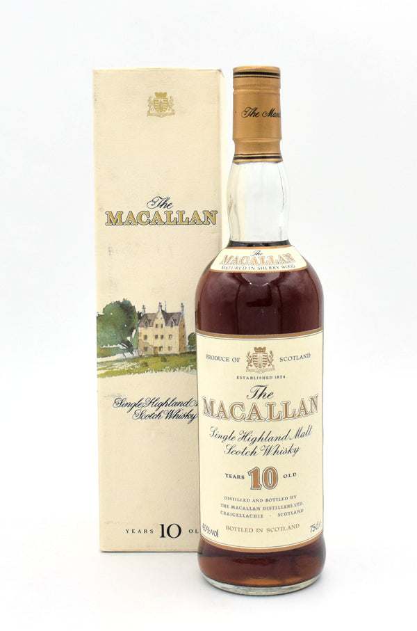 Macallan 10 Year Scotch Whisky (1980's Release)