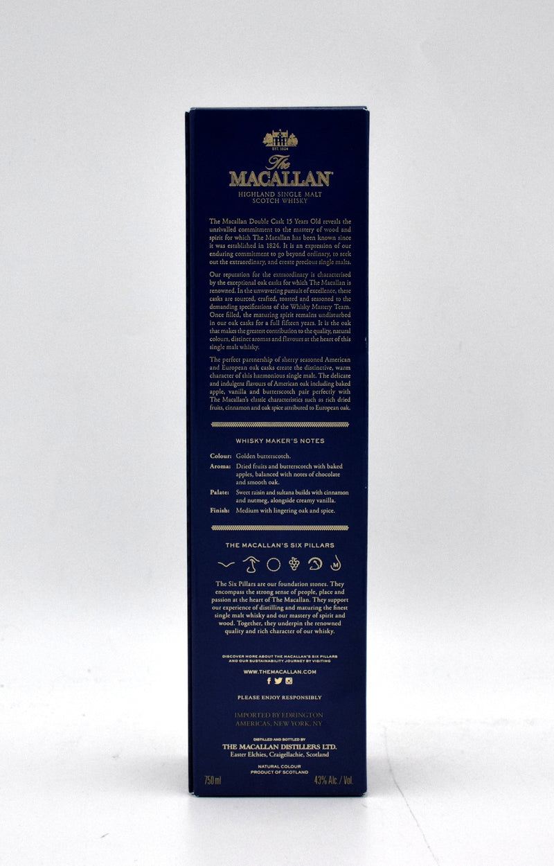 Macallan 15 Year Double Cask Scotch Whisky