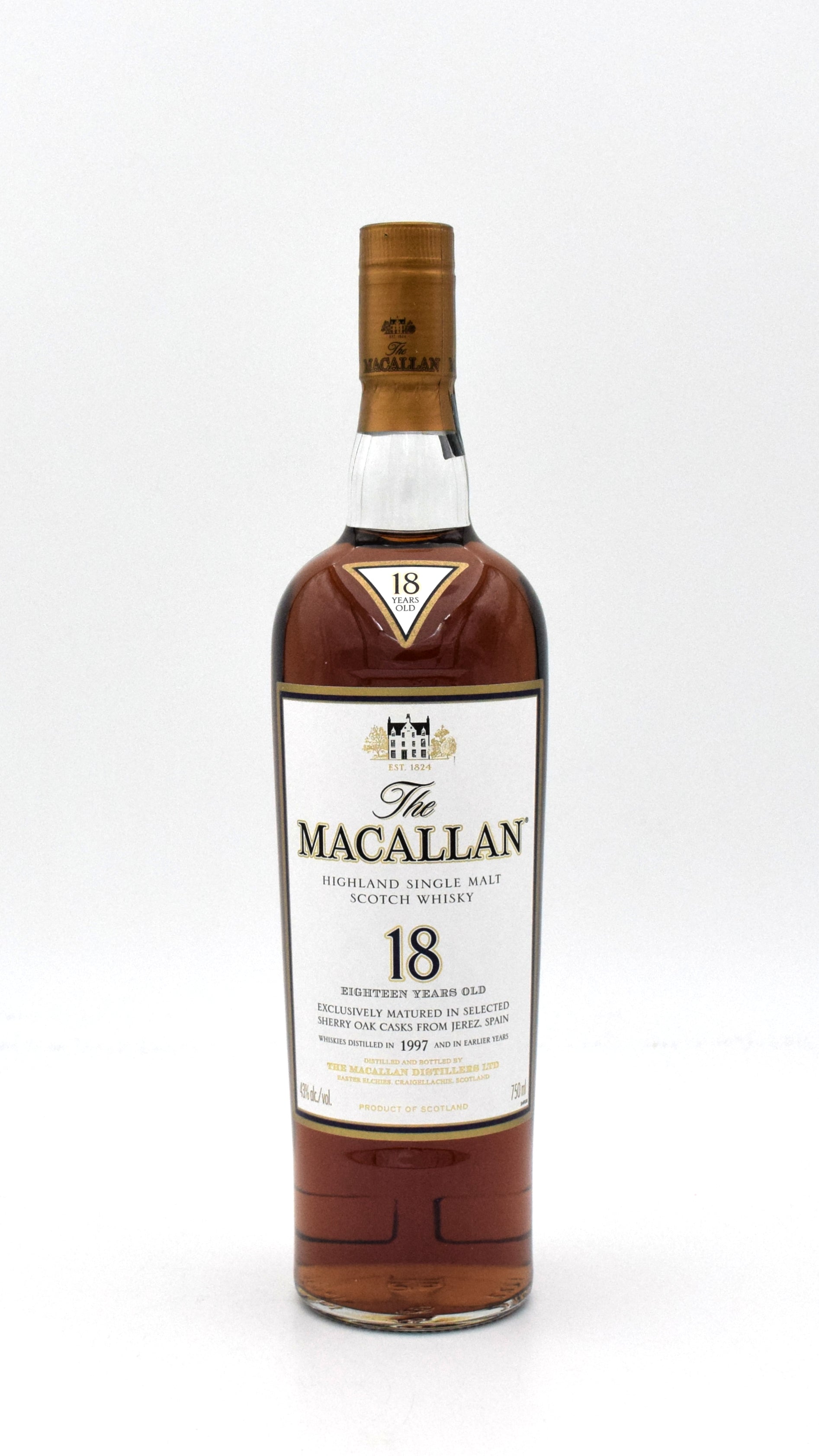 The Macallan 18 1997シングルモルトウイスキー 700ml Macallan 18 Years Old Sherry Oak 1996 - Must Have Malts