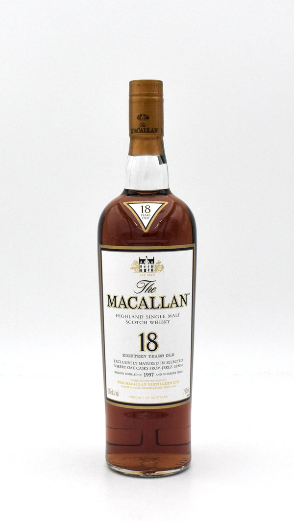 Macallan 18 Year Scotch Whisky (1997 Release)