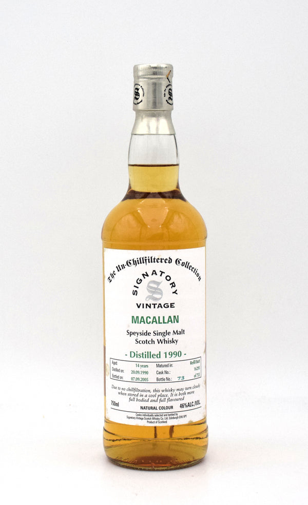 Macallan 1990 Signatory Vintage 14 Year Scotch Whisky