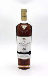 Macallan 25 Year Old Sherry Oak Single Malt Scotch Whisky (2018 Vintage)