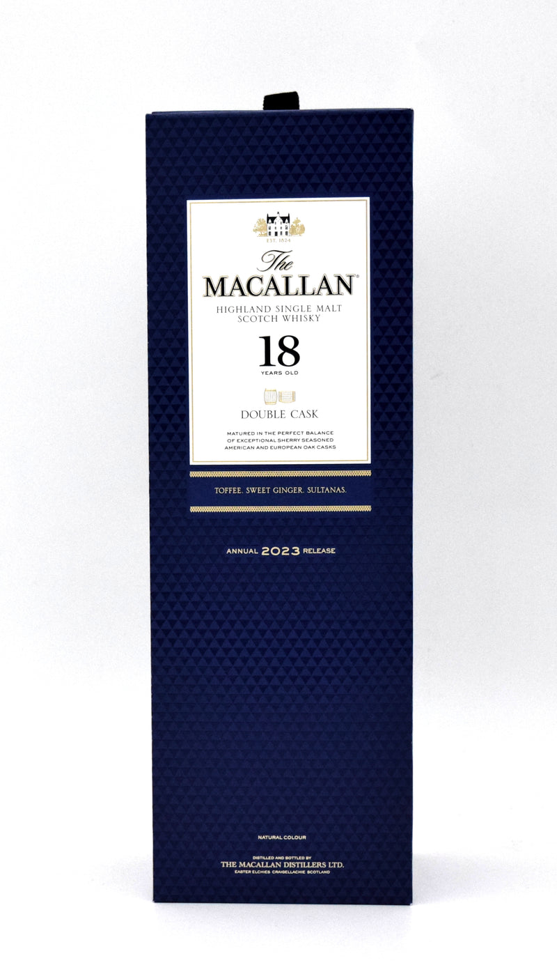 2023 The Macallan Double Cask 18 Year Old Single Malt Scotch Whisky