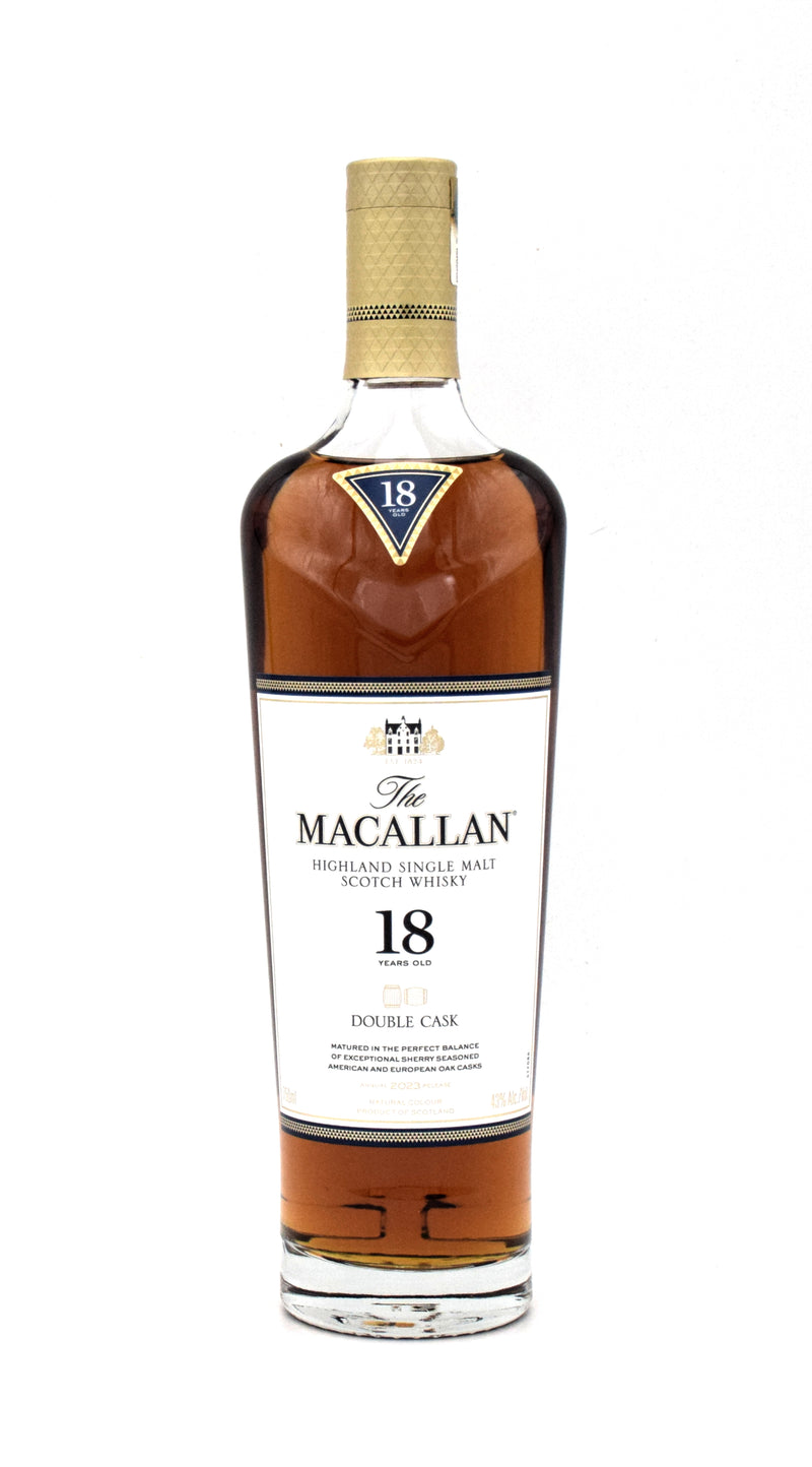 2023 The Macallan Double Cask 18 Year Old Single Malt Scotch Whisky