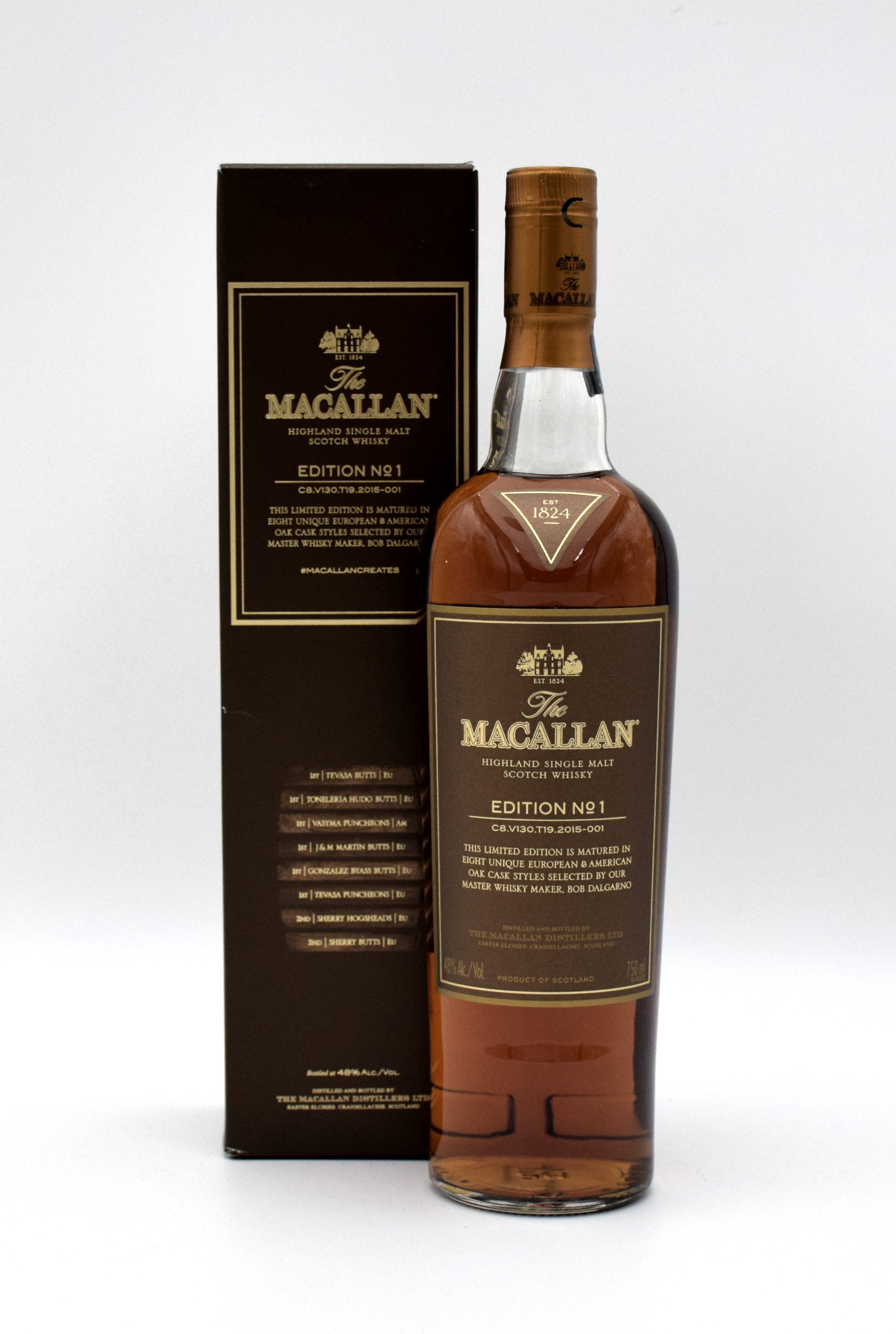 The Macallan Edition No. 1 700ml サントリー Macallan Edition No 1 Scotch Whisky – FineLiquors