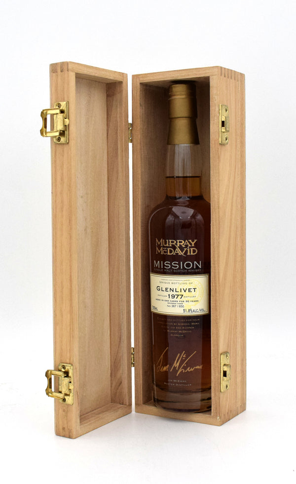 Murray McDavid Glenlivet Mission Scotch Whisky (1977 Release)