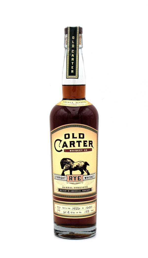Old Carter Straight Rye Whiskey (Batch 14)