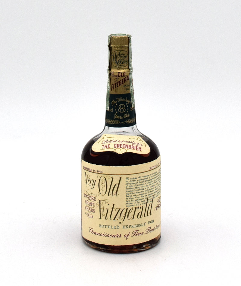 Very Old Fitzgerald 'Bottled In Bond' 8 Year Old Bourbon (Half Pint) (1963 vintage)