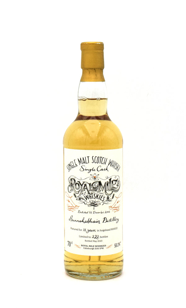 Royal Mile Whiskies Bunnahabhain 16 Year Scotch Whisky (Bottled May 2023, Cask #800053)