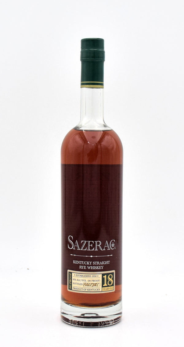 Sazerac 18 Year Rye Whiskey (2011 Release)