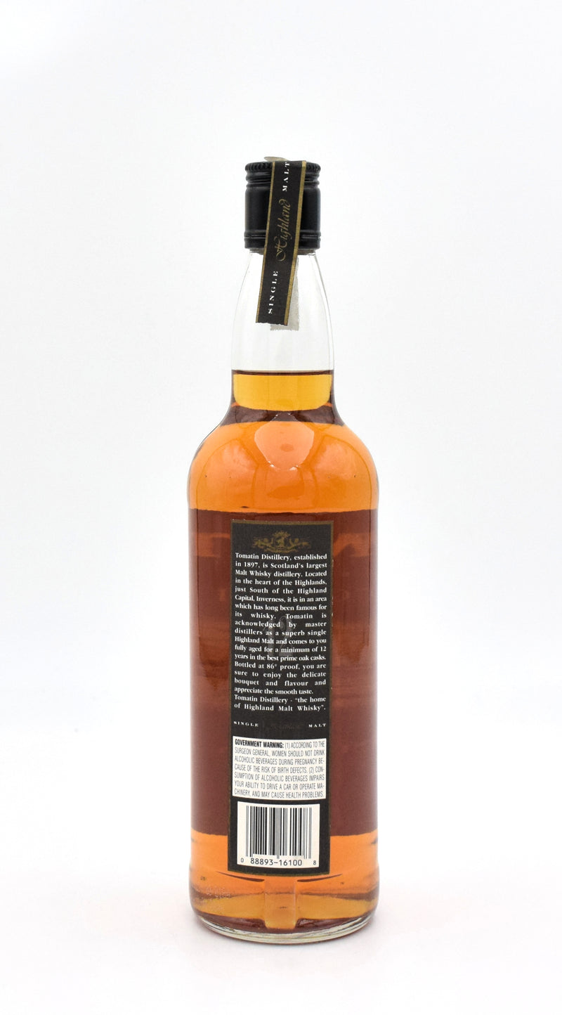 Tomatin 12 Year Scotch Whisky (1990's vintage)