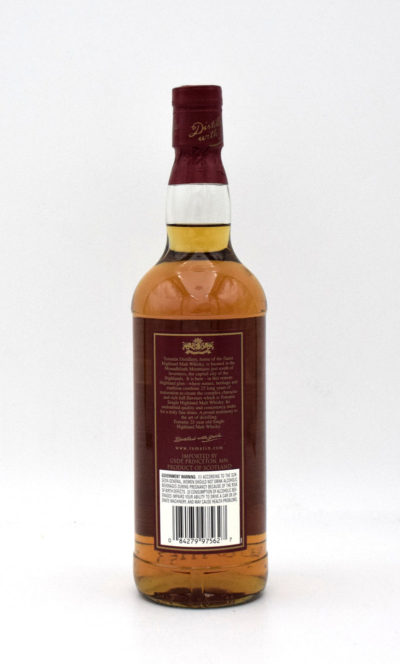 Tomatin 25 Year Scotch Whisky (1988 Release)