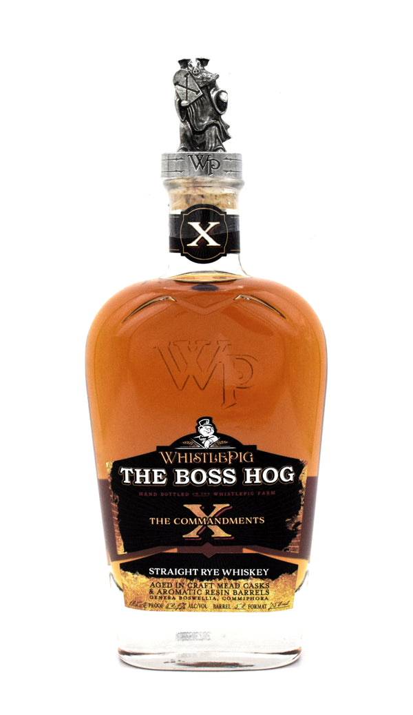 WhistlePig The Boss Hog 10th Edition 'The X Commandments' Rye Whiskey (No Box)