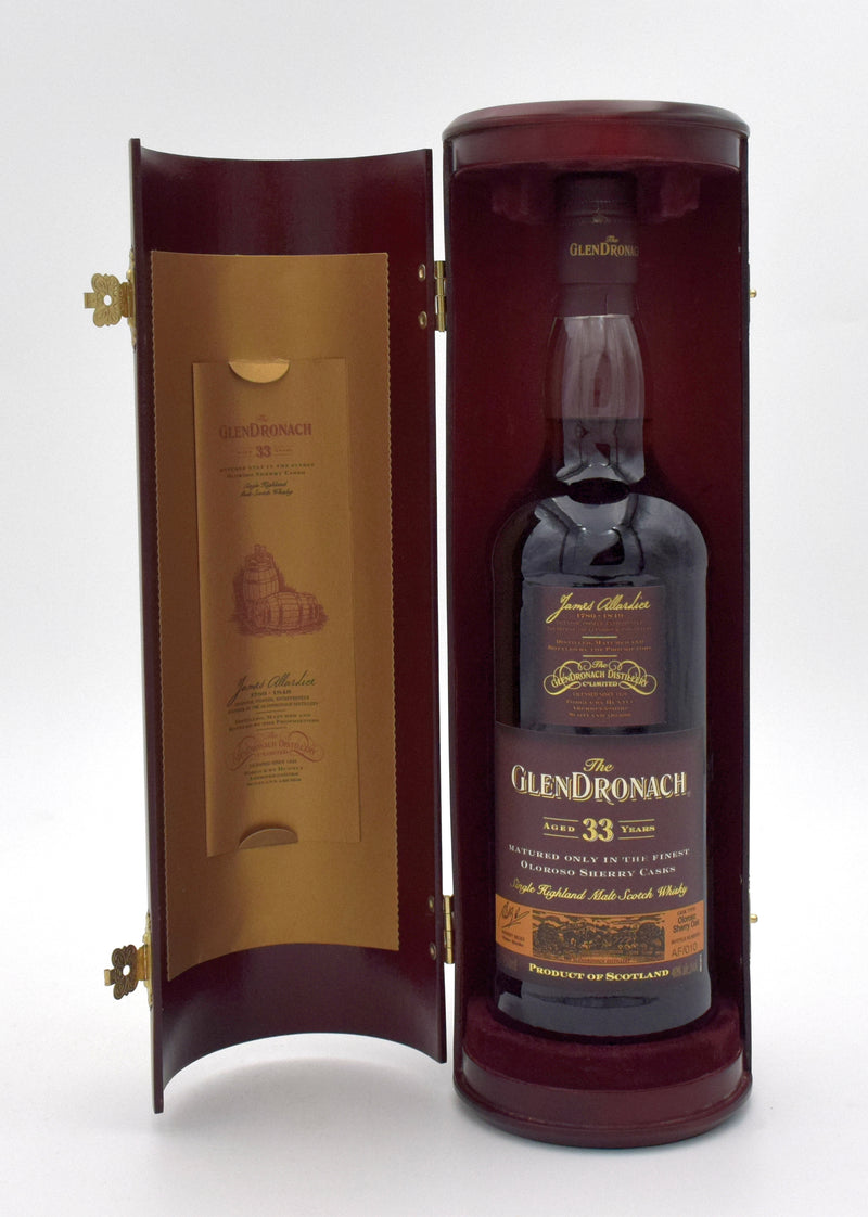 Glendronach 33 Year Scotch Whisky