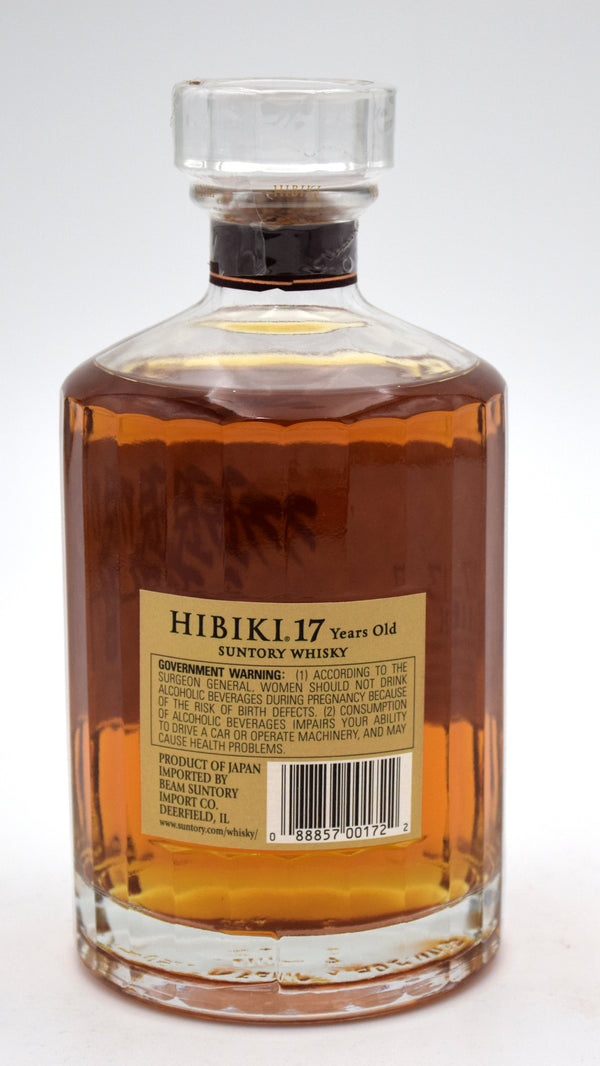Hibiki 17 Year Japanese Whiskey