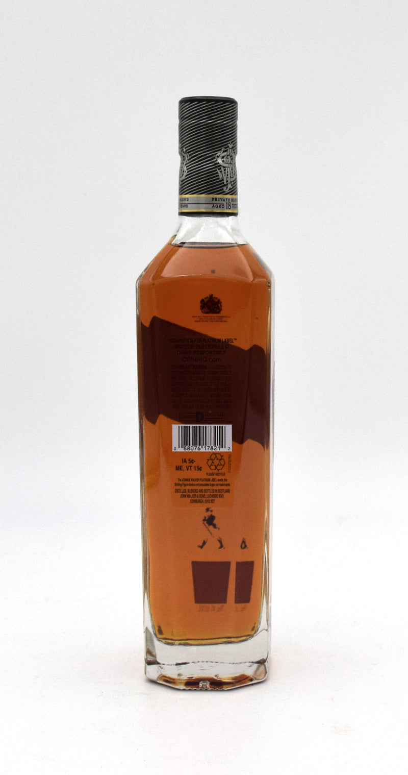 Johnnie Walker "Platinum Label" 18 Year Scotch Whisky