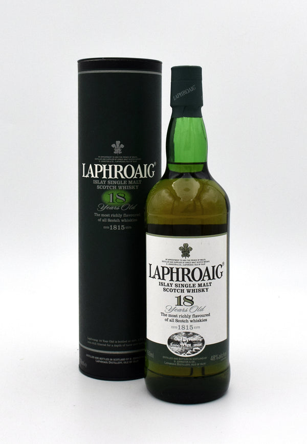 Laphroaig 18 Year Scotch Whisky (Green Tube)