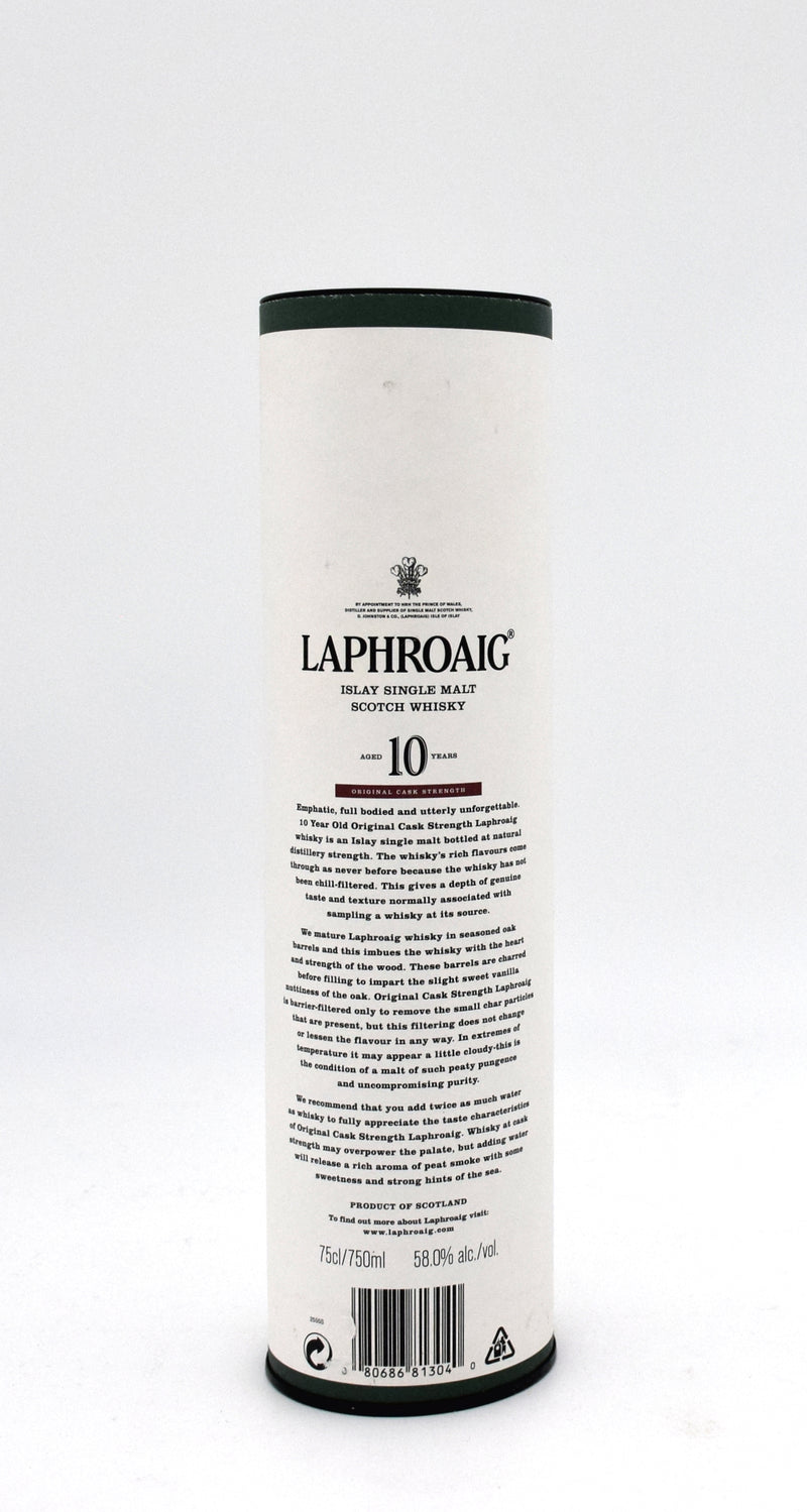 Laphroaig Original Cask Strength 10 Year Scotch Whisky (Batch 6)