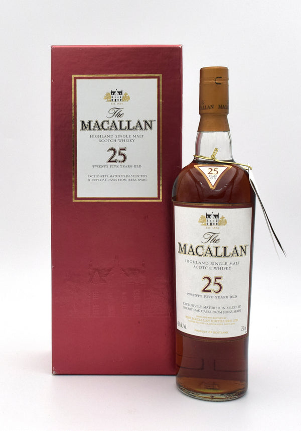 Macallan 25 Year Sherry Oak (2000's release)