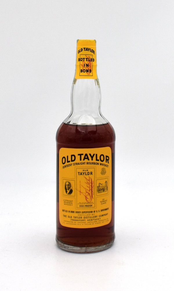 Old Taylor Straight Bourbon Whiskey (1957 vintage)