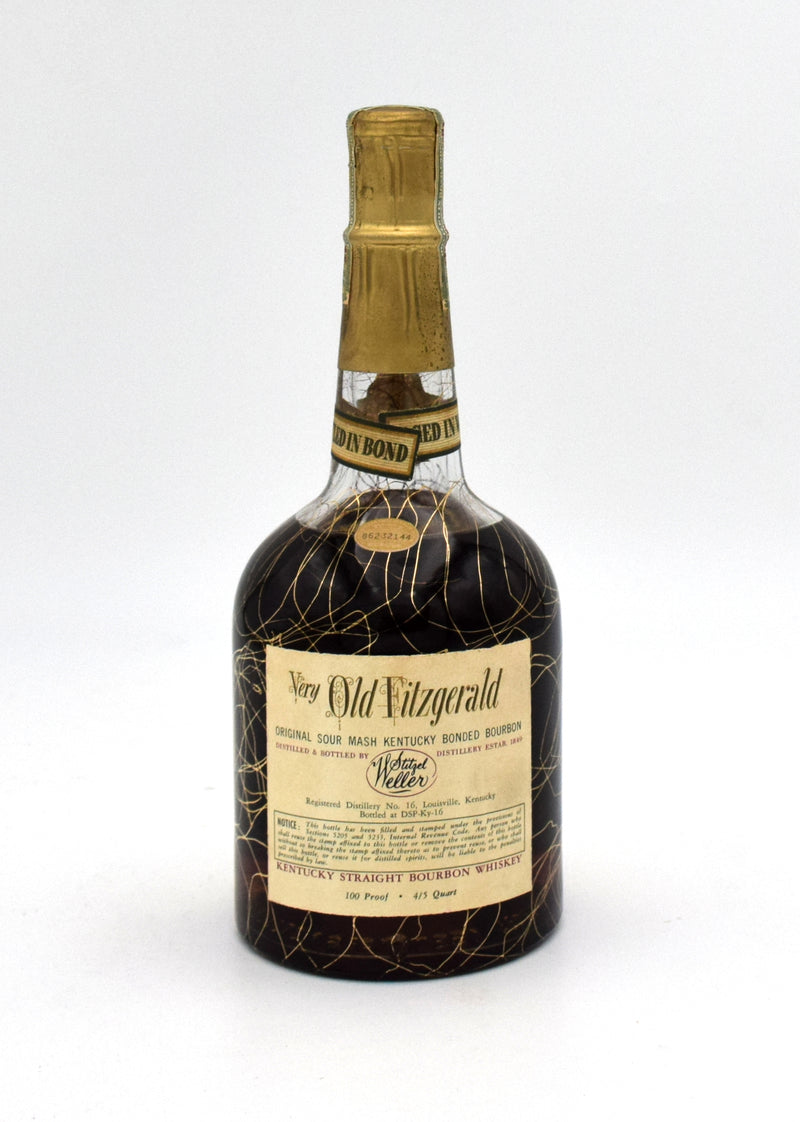 Very Xtra Old Fitzgerald 'Bottle in Bond' 10 Year Old Bourbon (1956 vintage)