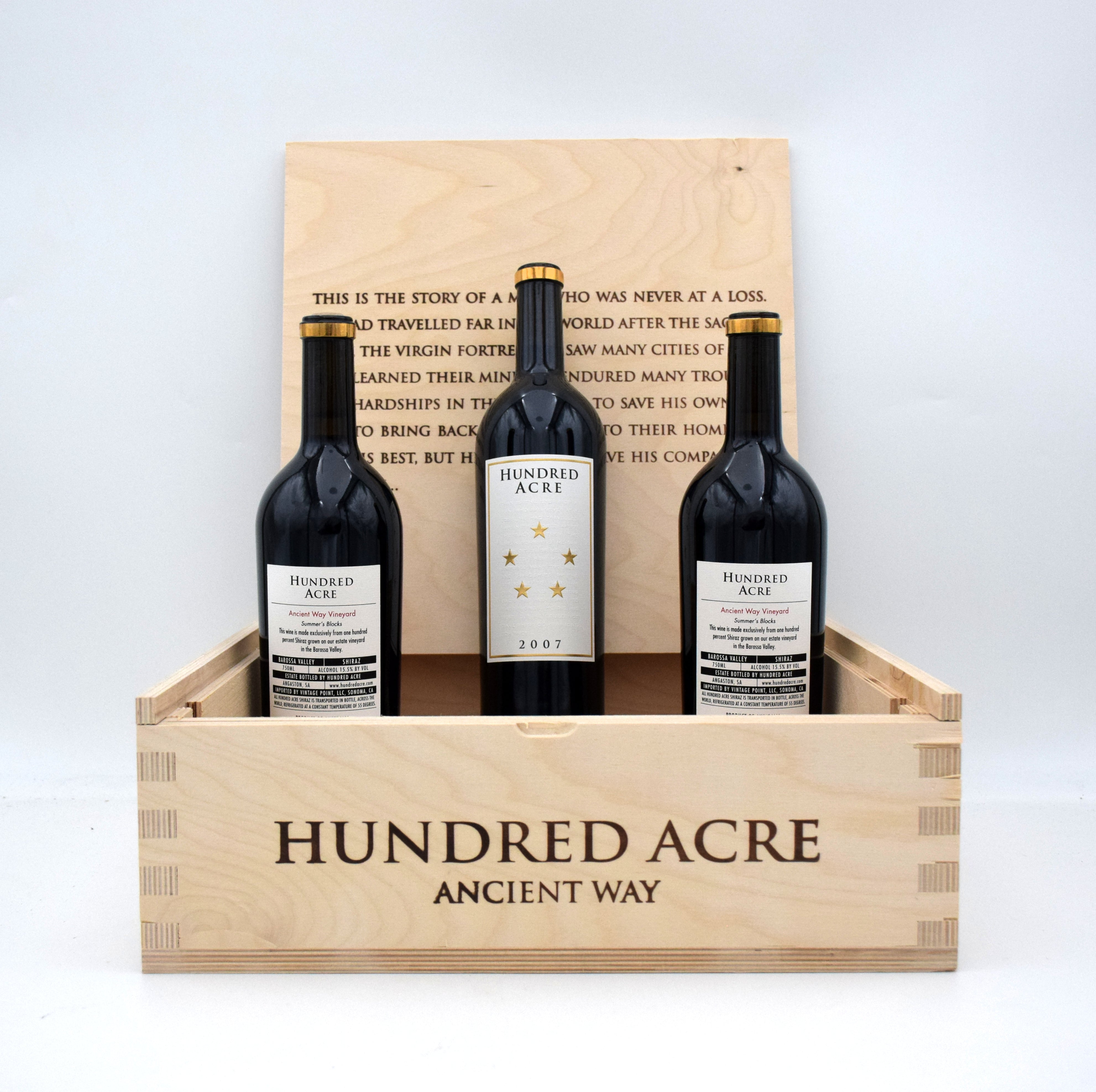 2007 Hundred Acre ‘Ancient Way’ Summer's Way Barossa Valley Shiraz (OW ...