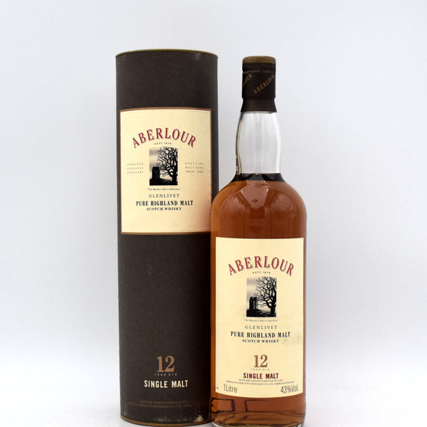 Aberlour-Glenlivet 12 Year Pure Single Malt Scotch (1990s Bottling