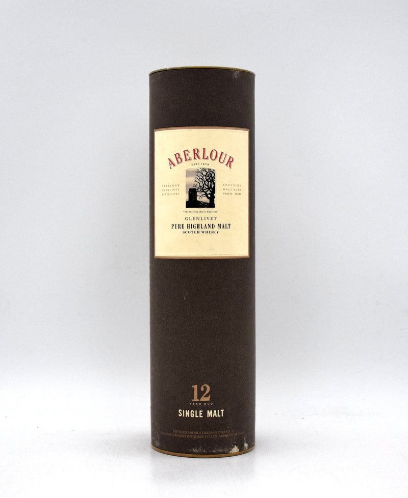 Aberlour-Glenlivet 12 Year Pure Single Malt Scotch (1990s Bottling, 1L)