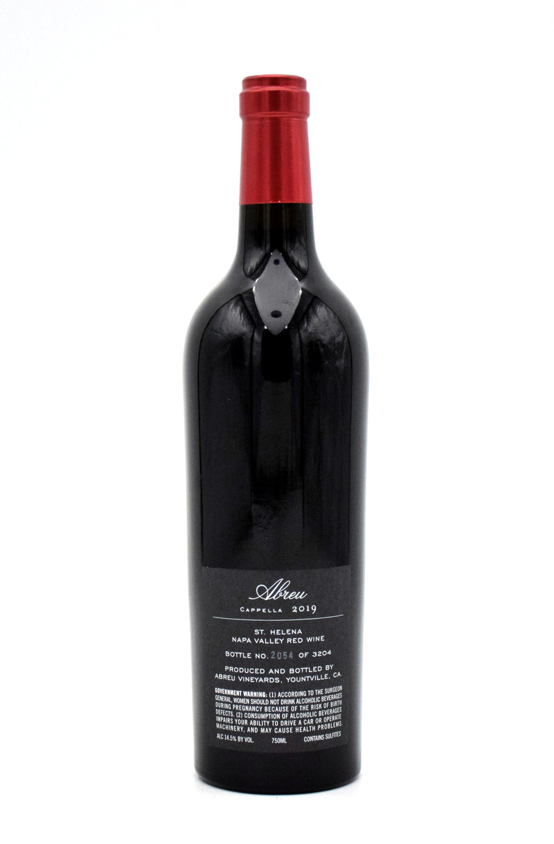 2019 Abreu Vineyard Cappella Proprietary Red